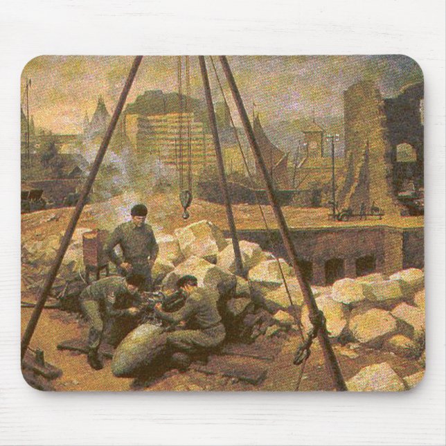 EOD, der für Bombe gräbt Mousepad (Vorne)