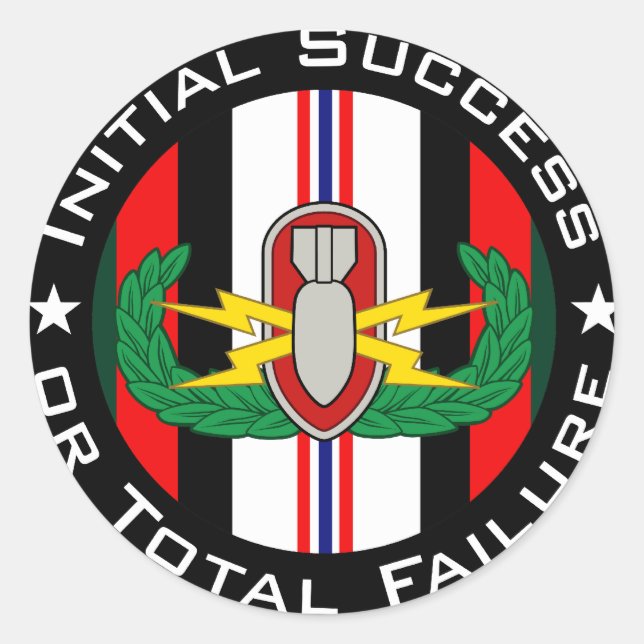 EOD in der Farbe OEF ISoTF Runder Aufkleber (Vorderseite)