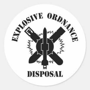 Eod-Logo Runder Aufkleber