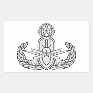 EOD Master Rechteckiger Aufkleber