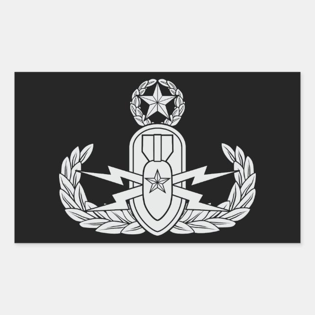 EOD Master Rechteckiger Aufkleber (Vorderseite)