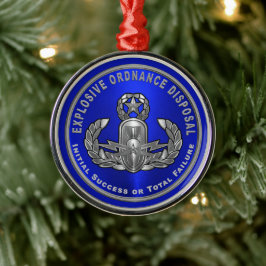 EOD ORNAMENT AUS METALL