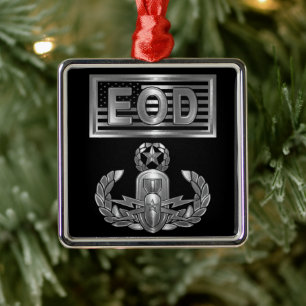 EOD ORNAMENT AUS METALL
