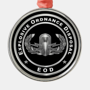 EOD ORNAMENT AUS METALL