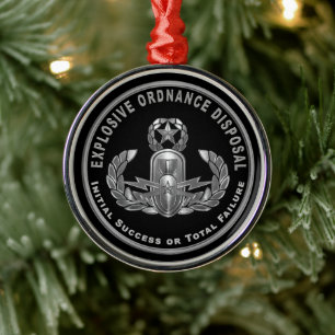 EOD ORNAMENT AUS METALL