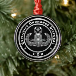 EOD ORNAMENT AUS METALL