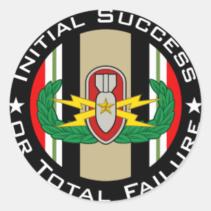 EOD Senior in color OIF ISoTF Runder Aufkleber