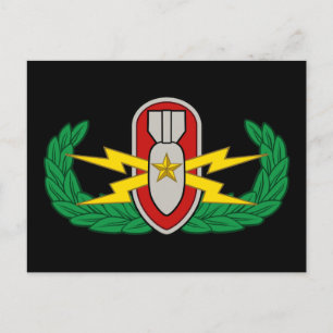 EOD Senior in Farbe Postkarte