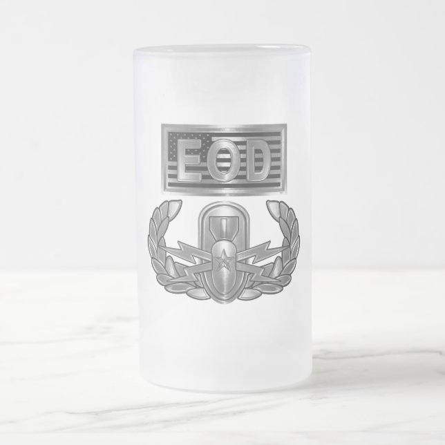 EOD-Sprengkörper-Beseitigung Mattglas Bierglas (Mittel)