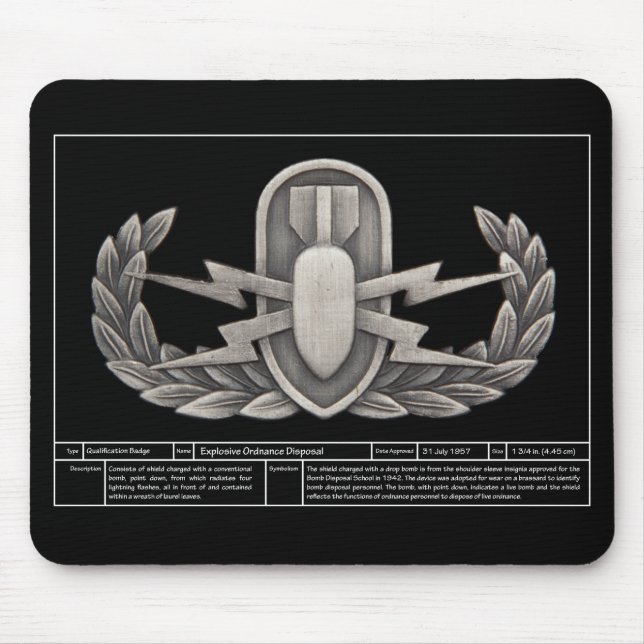 EOD technische 2 Mousepad (Vorne)