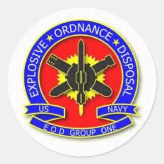 EODGRU1 RUNDER AUFKLEBER