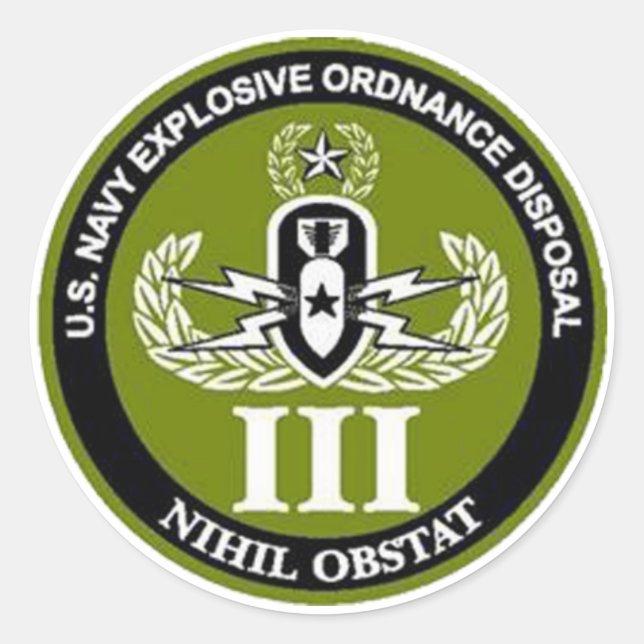 EODMU3 RUNDER AUFKLEBER (Vorderseite)