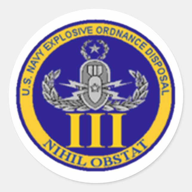 EODMU3 RUNDER AUFKLEBER (Vorderseite)