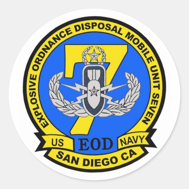 EODMU7 Ver 1 Runder Aufkleber (Vorderseite)