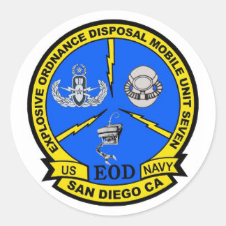 EODMU7 Ver 2 Runder Aufkleber