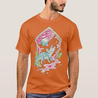 Eon Archway Triceratops Dinosaur SciFi Space Art T-Shirt