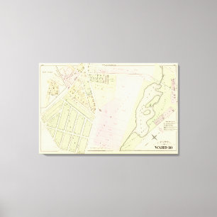 Eonards Teich-Atlas-Karte Leinwanddruck