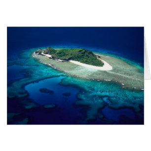 Eori-Insel, Mamanuca-Inseln, Fidschi - Luftaufnahm