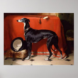 Eos, ein Lieblings-Greyhound von Prinz Albert Poster