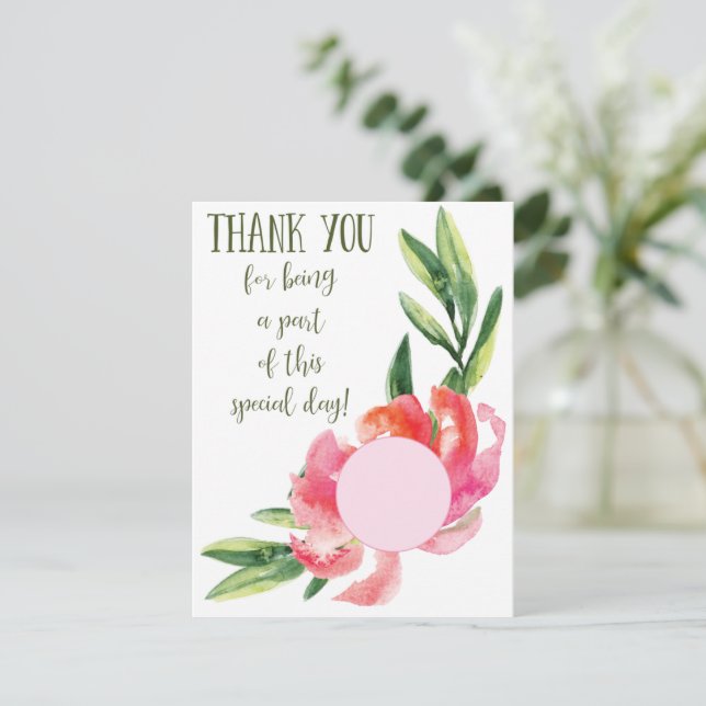 EOS Lippenbalsam Duschkarte Dankeskarte (Stehend Vorderseite)