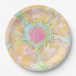 "Eos" Pink Floral Paper Teller