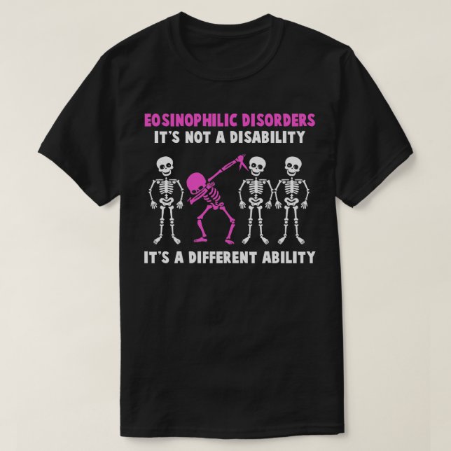 Eosinophile Erkrankungen Bewusstsein für ihre nich T-Shirt (Design vorne)