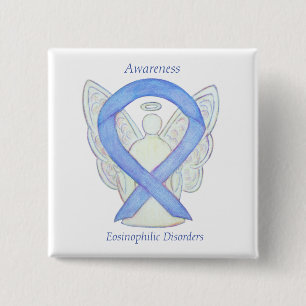 Eosinophile Erkrankungen Bewusstseinsbildung Ribbo Button