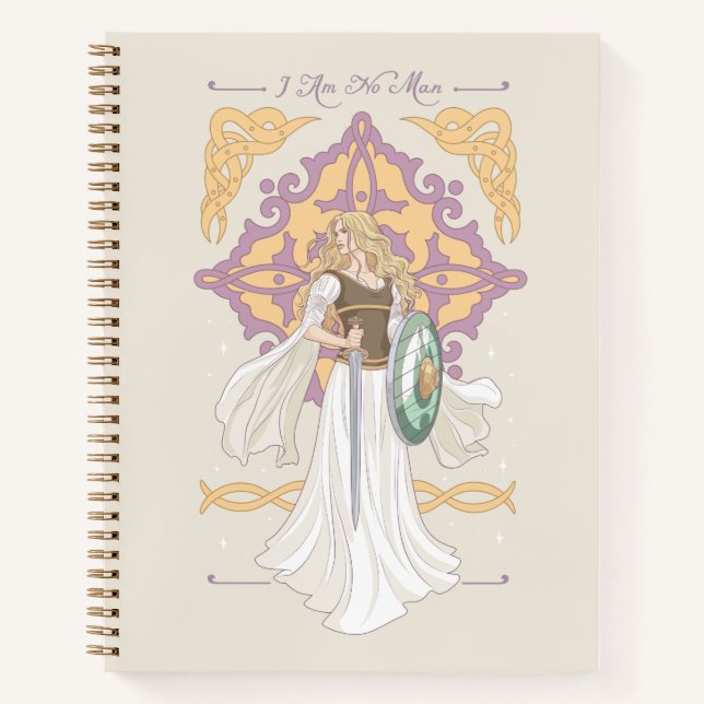 Éowyn "I Am No Man" Battle-Ready Graphic Notizbuch (Vorderseite)