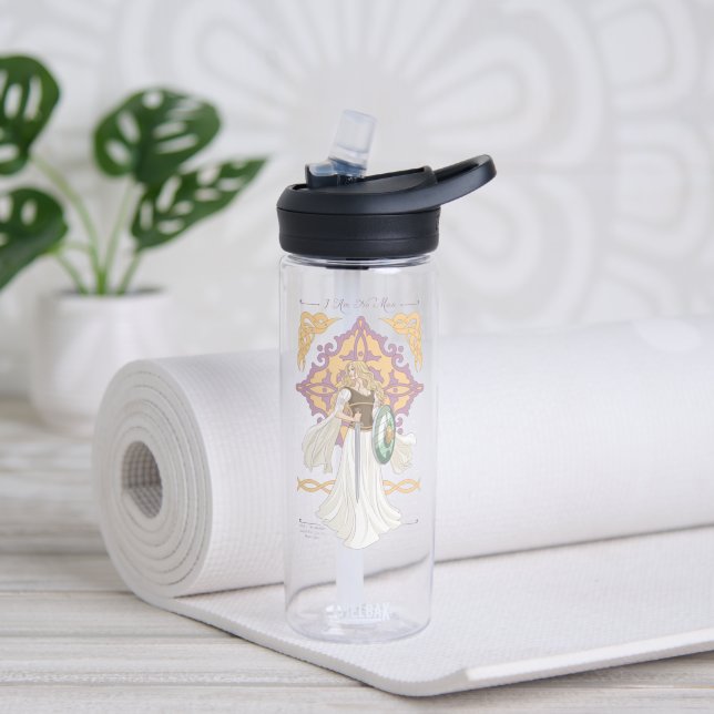 Éowyn "Ich bin kein Mann" Kampfbereit Grafik Trinkflasche (Yoga)