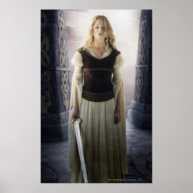 Eowyn mit Schwert Poster (Vorne)