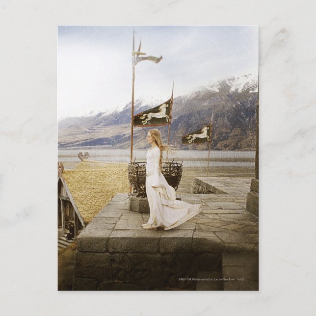 Eowyn on Castle Steps Postkarte (Vorderseite)