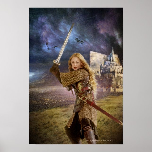 Eowyn Raises Sword Poster (Vorne)