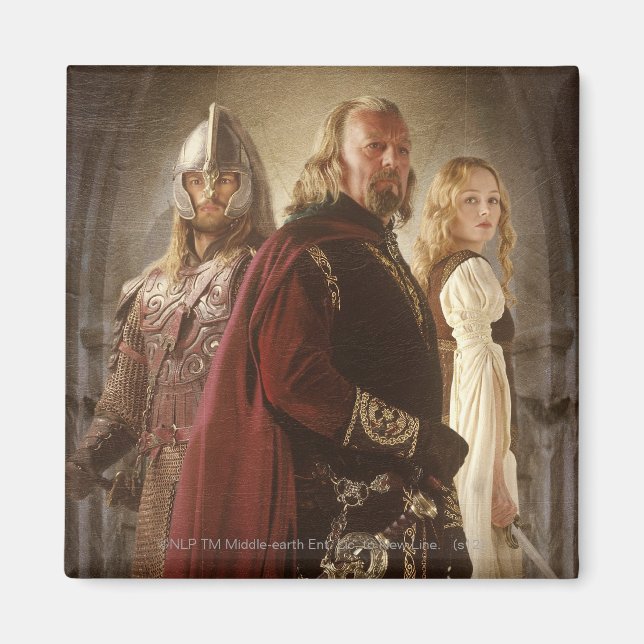 Eowyn und Theoden Magnet (Vorne)