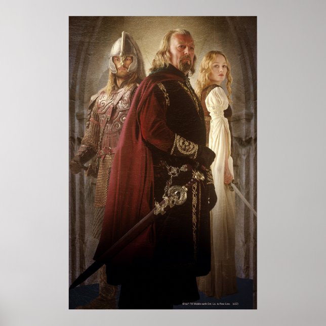 Eowyn und Theoden Poster (Vorne)