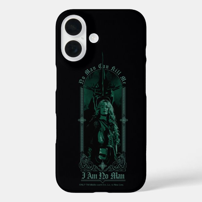 Éowyn Vs SAURON™ "I Am No Man" Rohan Graphic Case-Mate iPhone Hülle (Rückseite)