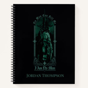Éowyn Vs SAURON™ "Ich bin kein Mann" Rohan Grafik Notizbuch