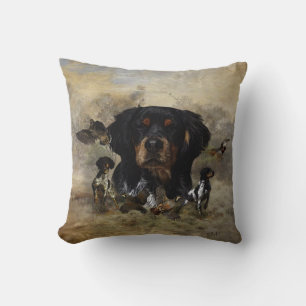 Epagneul Breton, Brittany, Spaniel Throw Kissen