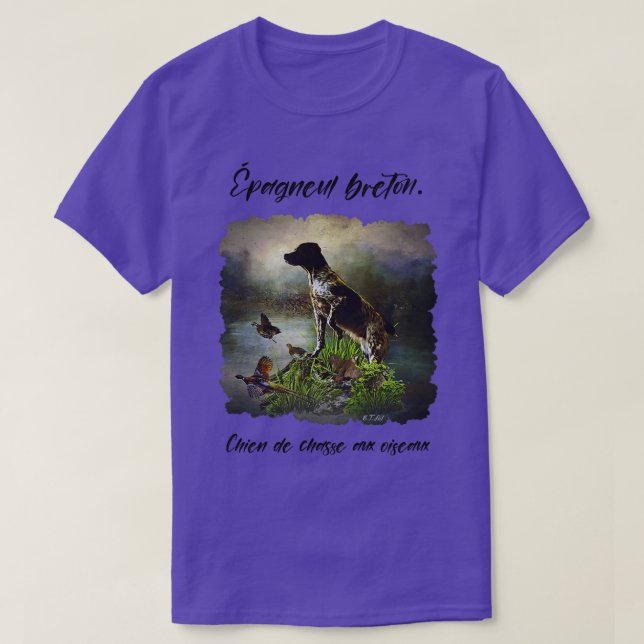 Epagneul Breton T-Shirt (Design vorne)