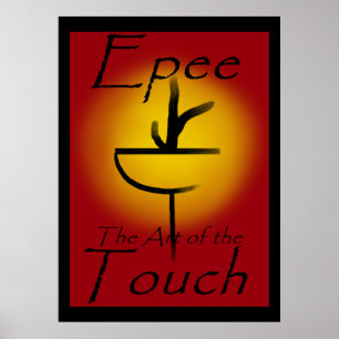 Epee Art of the Touch Print Poster