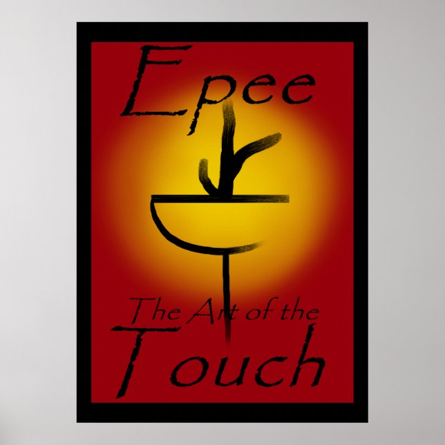 Epee Art of the Touch Print Poster (Vorne)