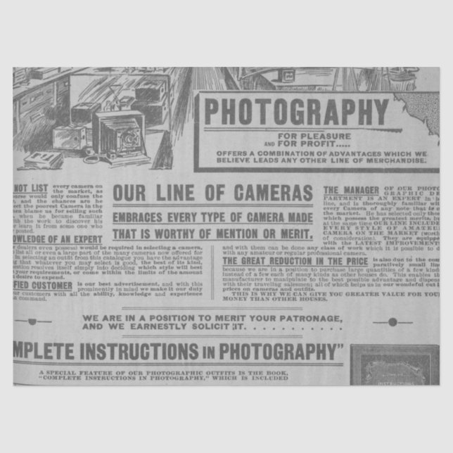Ephemera Antique Paper Series Design 20 Seidenpapier (Vorderseite)