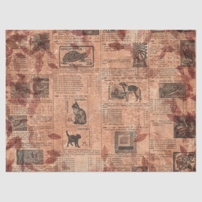 Ephemera Autumn Paper Series Design 16 Seidenpapier (Vorderseite)