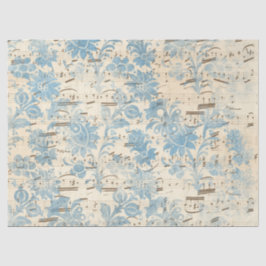 Ephemera Blue Paper Series Design 12 Seidenpapier