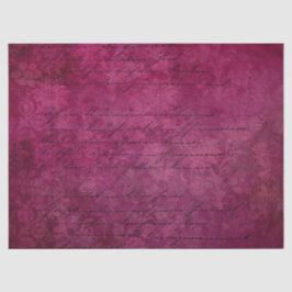 Ephemera Burgundy Paper Series Design 15 Seidenpapier