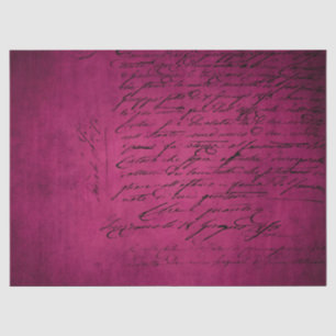 Ephemera Burgundy Paper Series Design 6 Seidenpapier