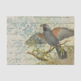 Ephemera Damask Bird Seidenpapier