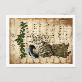 Ephemera Deck der Hall Weihnachtskritik Postkarte