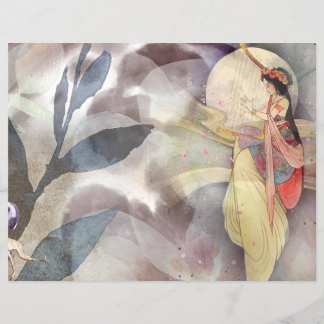 Ephemera Decoupage Vintag Fairy (Vorderseite)