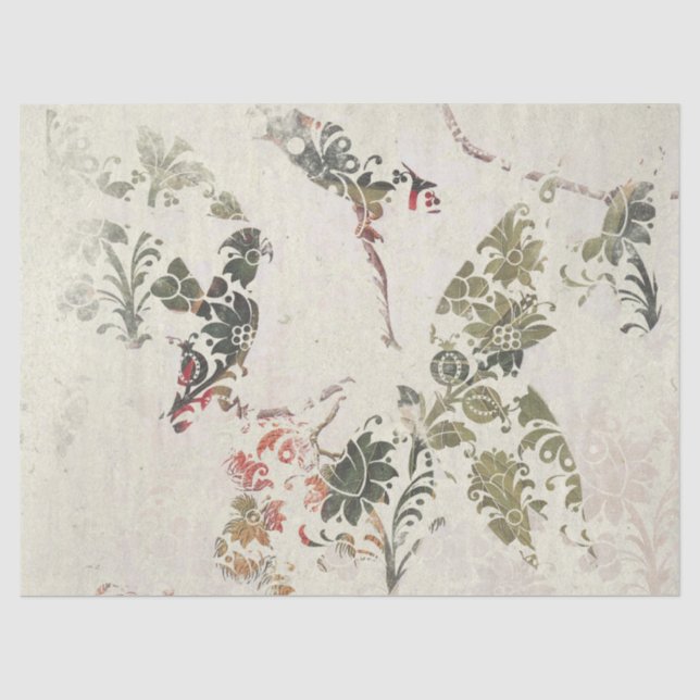 Ephemera Distressed Paper Series Design 14 Seidenpapier (Vorderseite)