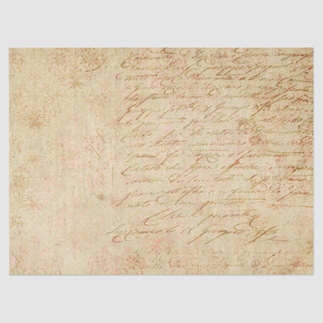 Ephemera French Paper Series Design 2 Seidenpapier (Vorderseite)